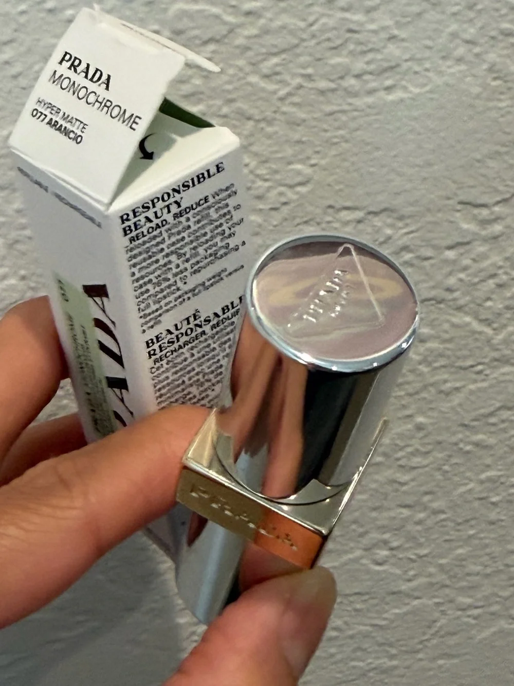 NIB Prada Monochrome Hyper Matte Lipstick